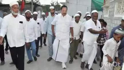 வாலாஜா: மேல்விஷாரம் ஹன்சா நகர் பகுதியில் புதிதாக அமைக்கப்பட்ட சாலை, கழிவுநீர் கால்வாய் திறப்பு விழா -அமைச்சர் காந்தி பங்கேற்பு
