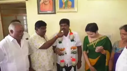 ಹೊಸಕೋಟೆ: ಜಡಿಗೇನಹಳ್ಳಿ ಗ್ರಾಮ ಪಂಚಾಯಿತಿಗೆ ನೂತನ ಅಧ್ಯಕ್ಷರಾಗಿ ಕೊಳತೂರು ವೆಂಕಟೇಗೌಡ ಅವಿರೋಧ ಆಯ್ಕೆ