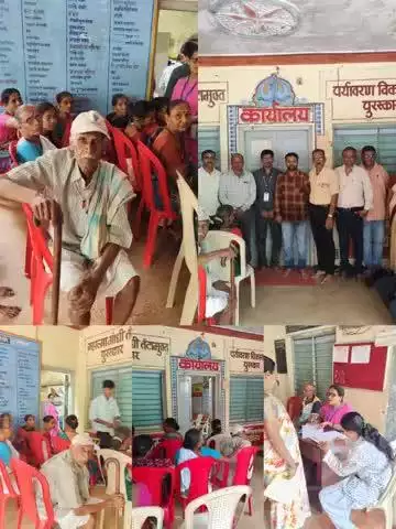 राष्ट्रीय क्षयरोग दुरीकरण कार्यक्रमांतर्गत ग्रामपंचायत शिरवंडे येथे चेस्ट एक्स-रे तपासणी शिबिर संपन्न