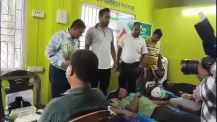 তমলুক: গ্রীষ্মকালীন রক্তের সঙ্কট নিরসনে গ্রাম পঞ্চায়েতের সভা গৃহে আজ মহতী রক্ত দান শিবিরের সূচনা করলো বিষ্ণুবাড়-১গ্রাম পঞ্চায়েত