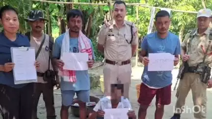 ধেমাজি: গোগামুখত আৰক্ষীৰ বৃহৎ সফলতা, গোগামুখ আৰক্ষীয়ে নিচা যুক্ত দ্ৰব্য বিৰুদ্ধে অভিযান চলাই গাঞ্জা সহ এজনক আটক