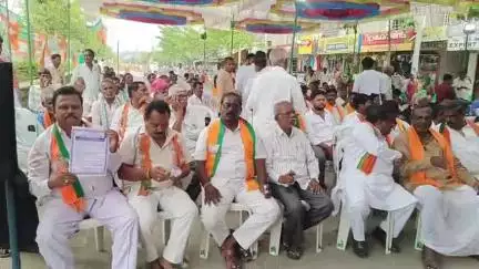 నారాయణపేట్: 24 గంటల పాటు బిజెపి ఆధ్వర్యంలో ఆమరణ నిరాహార దీక్ష