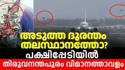 അടുത്ത ദുരന്തം തലസ്ഥാനത്തോ?പക്ഷിപ്പേടിയില്‍ Thiruvanathapuram വിമാനത്താവളം |  Plane Crash Alert