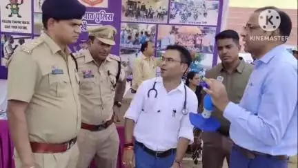 खैरागढ़ में केसीजी यातायात पुलिस ने स्कूल बसों का भौतिक सत्यापन और चालकों का किया स्वास्थ्य परीक्षण