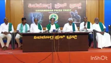 ಶಿವಮೊಗ್ಗ: ಭದ್ರಾ ಬಲದಂಡೆ ನಾಲೆಯಲ್ಲಿ ಅವೈಜ್ಞಾನಿಕ ಕಾಮಗಾರಿ ನಿಲ್ಲಿಸಿ: ನಗರದಲ್ಲಿ ರೈತ ಮುಖಂಡ ಕೆ.ಟಿ ಗಂಗಾಧರ್