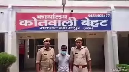 बेहट: शाकम्भरी गेट से पुलिस ने जिलाबदर अभियुक्त को किया गिरफ्तार