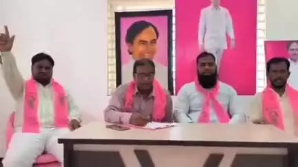నిర్మల్: కాంగ్రెస్ పార్టీ ముస్లిం మైనార్టీలను విస్మరించడం సరికాదు: బీఆర్ఎస్ పార్టీ నాయకులు