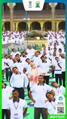 য়োগ শুপ্নগী শাজেল খক নত্তে; মসি পুন্সিদা থোং মান্নবা পুরক্নবা লম্বী অমনি। মসিনা হকচাং ফহল্লি, পুক্নিং-ৱাখল ইংহল্লি অমসুং থৱায়গী নুংঙাইবা হেন্না ফংহল্লি।

#IDY2025 #InternationalDayofYoga2025