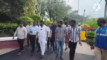 ಚಿಕ್ಕಬಳ್ಳಾಪುರ: ನಂದಿ ಗಿರಿಧಾಮದಲ್ಲಿ ಶಾಸಕ ಪ್ರದೀಪ್ ಈಶ್ವರ್ ಅವರಿಂದ  ರಾಜ್ಯ ಸಚಿವ ಸಂಪುಟ ಸಭೆಯ ಪೂರ್ವ ಸಿದ್ದತಾ ಕಾರ್ಯಗಳ ಪರಿಶೀಲನೆ
