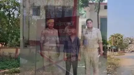 मुहम्मदाबाद: नोनहरा थाने की पुलिस ने ग्राम इंग्लिश पर मार्ग से एक अभियुक्त को किया गिरफ्तार
