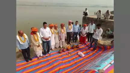 सवाई माधोपुर: मोरासागर बांध पर जल पूजन, श्रमदान व मरम्मत कार्य के जरिए दिया गया जल संरक्षण का संदेश