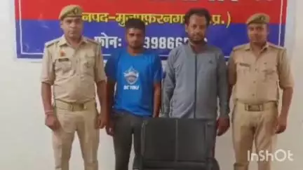 मुज़फ्फरनगर: खालापार पुलिस ने पशु चोरी के आरोप में 2 आरोपियों को गिरफ्तार किया, बरामद की एक भैंस, एक कटरा और अवैध हथियार