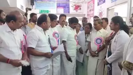 கொடைக்கானல்: தமிழ்நாடு சட்டமன்றப் பேரவை பொதுநிறுவனங்கள் குழுவினர் கொடைக்கானல் அரசு மருத்துவமனை உள்ளிட்ட 
பல்வேறு இடங்களில் ஆய்வு மேற்கொண்டனர்