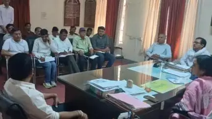 भादरा: भादरा में एडीएम ने वंदे गंगा जल संरक्षण को लेकर की बैठक