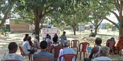 खजौली: रसीदपुर में किसान चौपाल का आयोजन, किसान कल्याण जन चौपाल कार्यक्रम में किसानों ने सीखा खेती का गुर