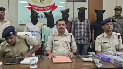 हज़ारीबाग: हजारीबाग में विदेशी हथियारों के साथ 5 टीपीसी नक्सली गिरफ्तार
