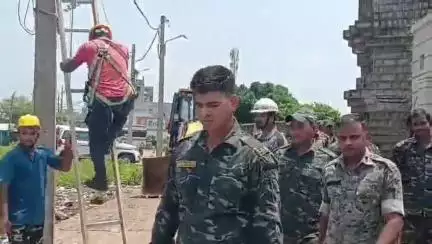 ଗୋପାଳପୁର: ଏନଏସି ପକ୍ଷରୁ ହୋଟେଲ ମେଫେୟାର ନିକଟରେ ଥିବା ବସ୍ତି ଉଚ୍ଛେଦ