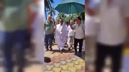গণ্ডাছড়া: নারকেল কুঞ্জে কৈবল্যধামে সপ্তম মহন্ত মহারাজ ও ভক্তবৃন্দের প্রকৃতি দর্শন