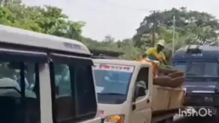 पालघर: वाडा येथे नगरपंचायतीने अनधिकृत फेरीवाले व विक्रेत्यांवर केली कारवाई