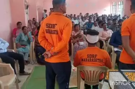 चंद्रपूर: जिल्ह्यातील चिमुर व नागभीड येथे तालुकास्तरावर विशेष आपत्ती प्रतिसाद दलाचे प्रशिक्षण