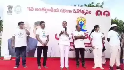 ఘంటసాలలో యోగాంధ్ర కార్యక్రమాన్ని నిర్వహించడం ప్రశంసనీయం: ఎమ్మెల్యే మండలి బుద్ధప్రసాద్
