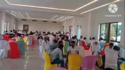 आगर: राजस्थान कांग्रेस की केंद्रीय पर्यवेक्षक एवं विधायक इंदिरा मीणा ने आगर के मधुबन गार्डन में बैठक की