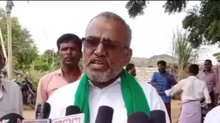 రాయితీ కింద నాణ్యమైన విత్తన వేరుశనగనే  పంపిణీ చేయాలి: పుట్టపర్తిలో ఏపీ రైతు సంఘం జిల్లా ఉపాధ్యక్షులు వేమ నారాయణ