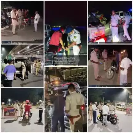 कटिहार जिलान्तर्गत आमजनों की सुरक्षा एवं अपराध नियंत्रण हेतु पूरे जिले में विशेष वाहन चेकिंग/रोको टोको अभियान जारी......