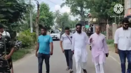 বিষ্ণুপুর ২: নিঃশব্দ বিপ্লব অনুষ্ঠানের আগে শ্রীকৃষ্ণপুর বোরহানপুর স্কুল মাঠ পরিদর্শন করতে যান  নবকুমার বেতাল