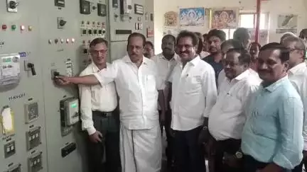 காஞ்சிபுரம்: 50 வது வார்டு பகுதியில் புதிய மின்மாற்றியை உத்திரமேரூர் எம்எல்ஏ, காஞ்சிபுரம் எம்எல்ஏ திறந்து வைத்தார்