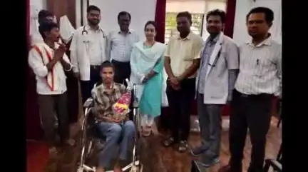 नांदेड: जीबीएस दुर्मिळ आजाराने ग्रस्त तरूण उपचारानंतर बरा, डॉ.शंकरराव चव्हाण शासकीय वैद्यकीय रूग्णालय विष्णुपुरी येथे झाला उपचार