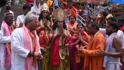 बक्सर: रघुभूमि से तपोभूमि तक” यात्रा पहुंची बक्सर, जगह जगह हुआ स्वागत