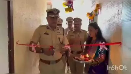 पालघर: विरार पोलीस ठाण्याच्या नूतन इमारतीचे पोलीस आयुक्त मधुकर पांडे यांच्या हस्ते उद्घाटन