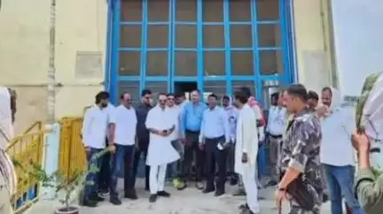 सकलडीहा: धान की खेती के लिए विधायक सुशील सिंह ने नारायणपुर पंप कैनाल का निरीक्षण किया, पूरी क्षमता से पानी छोड़ने का दिया निर्देश