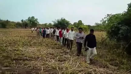 चांदूर बाजार: चांदूरबाजार तालुक्यातील थुगाव पिंपरी येथे, अतिवृष्टीमुळे झालेल्या नुकसानाची आमदार प्रवीण तायडे यांनी केली पाहणी