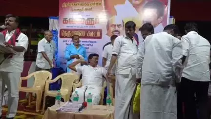 திருப்பத்தூர்: பொம்மிகுப்பத்தில் நடைபெற்ற தெருமுனை கூட்டத்தில் எண்ணற்ற திட்டங்களை வழங்கியது திராவிட மாடல் ஆட்சி என புகழாரம் சூட்டிய எம்எல்ஏ நல்லதம்பி
