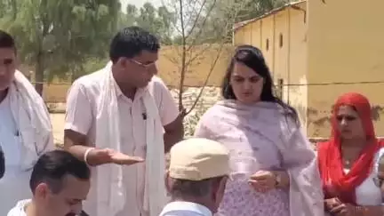 रावला: रावला में निर्माणाधीन अस्पताल का SDM ने किया निरीक्षण
