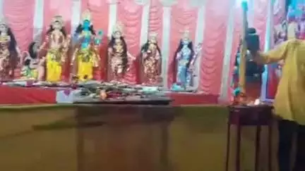 सरैयाहाट: सरैयाहाट बाजार: ठाकुरवादी मंदिर में श्री राम चरित्र मानस यज्ञ में उमड़ी भक्तों की भीड़