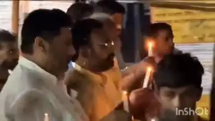 खगड़िया: राजेंद्र चौक पर निकाला गया कैंडल मार्च