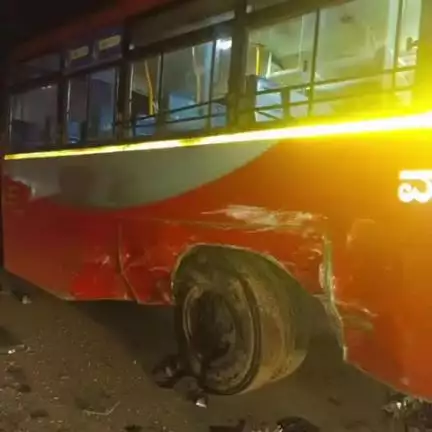 ಹಾನಗಲ್: ಕುಮಾರಪಟ್ಟಣ ಗ್ರಾಮದ ಬೈಪಾಸ್ ಬಳಿ ಬಸ್ ಮತ್ತು ಕಾರ್ ನಡುವೆ ಅಪಘಾತ ;ಎರಡು ಜನ ಸಾವು