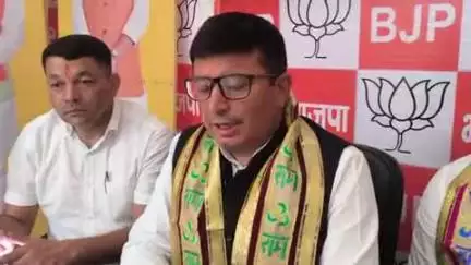 चम्पावत: भाजपा कार्यालय में सेवा सुशासन गरीब कल्याण के 11 साल पर आयोजित की गई प्रेस वार्ता