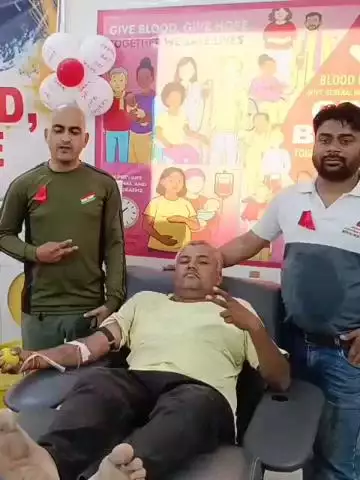 अलवर: राजीव गांधी सामान्य चिकित्सालय में थैलेसीमिया पीड़ित बच्चों के लिए विशेष रक्तदान शिविर लगाया गया
