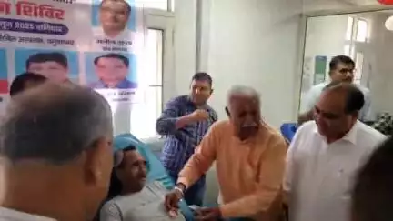 जगाधरी: विश्व रक्तदाता दिवस पर यमुनानगर के सिविल अस्पताल में रक्तदान शिविर का आयोजन, विधायक रहे मुख्य अतिथि
