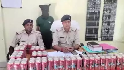 जामताड़ा: मिहिजाम पुलिस ने एक युवक को अवैध 72 केन बियर के साथ पकड़ा, भेजा जेल