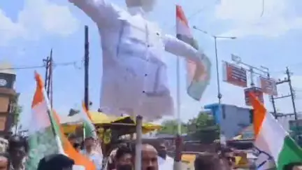 छग प्रदेश कांग्रेस के निर्देशानुसार सुकमा कांग्रेस भवन को सील करने के विरोध में जिला कांग्रेस कोंडागांव द्वारा प्रवर्तन निदेशालय का पुतला दहन किया गया
