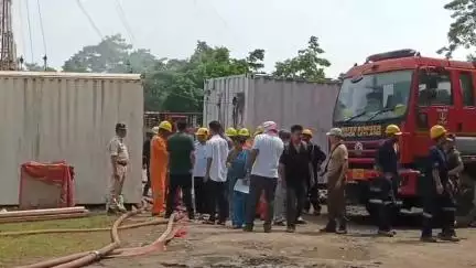 শিৱসাগৰ: ভটিয়াপাৰৰ ৰীগৰ বিস্ফোৰণ থলীত উপস্থিত শিৱসাগৰ বিধানসভা সমষ্টিৰ বিধায়ক অখিল গগৈ
