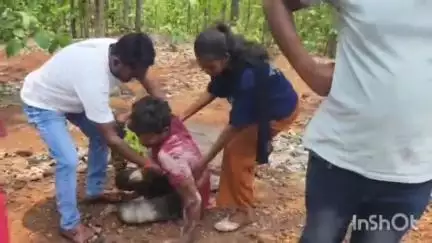 भीमपुर: भीमपुर रोड़ गारागोहान के पास सड़क हादसे में बाइक सवार अनियंत्रित होकर गिरा, गंभीर रूप से घायल