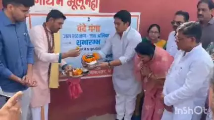 बीकानेर: सामाजिक न्याय एवं अधिकारिता विभाग के मंत्री रिड़मलसर में आयोजित वंदे गंगा जल संरक्षण जन अभियान में हुए शामिल