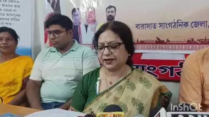 বারাসাত ১: বারাসাতে বিজেপির জেলা কার্যালয়ে সাংবাদিক বৈঠকে বিজেপির রাজ্য সহ-সভানেত্রী ডক্টর মধুছন্দা কর