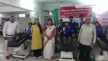 गोलमुरी-सह-जुगसलाई: विश्व रक्तदाता दिवस पर रेड क्रॉस द्वारा रक्तदान शिविर का आयोजन